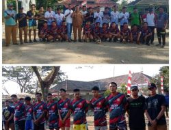 Semarak HUT RI 78, Turnamen Bola Voli Antar Desa se Kecamatan Banjarsari, Desa Lebakeusik Raih Juara 1