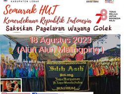 Rangkaian PHBN Kecamatan Malingping Akan Menggelar Pertunjukan Wayang Golek