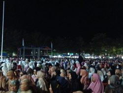 Ribuan Masyarakat Malingping Padati Alun-Alun