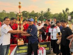 Turnamen Sepak Bola Karangtaruna Cup Antar Desa Se-kecamatan Wanasalam Sukses di Gelar
