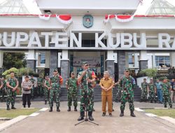 Kodam XII/Tpr Gelar Latihan Kesiapsiagaan Operasi Penanganan Konflik Sosial