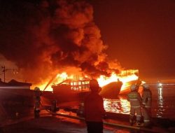 Kebakaran di Dermaga Muara Baru, Api Berhasil Dipadamkan