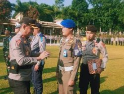 Polres Pagar Alam Laksanakan Apel Gelar Pasukan Operasi Zebra Musi 2023