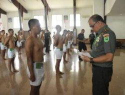 198 Peserta Calon Prajurit Bintara TNI AD Ikuti Sidang Pantukhir