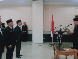 Lantik dan Ambil Sumpah Jabatan Pimpinan Tinggi Pratama, Ini Poin Penting Walikota Pagar