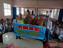 Goes To School, Ini Pesan Kasat Lantas Polres Pagar Alam AKP Teguh Hidayat Kepada Pelajar
