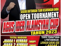 Open Turnamen Sepak Bola Agus Ider Alamsyah Cup Akan Segera di Gelar