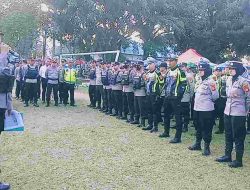 Terjunkan 167 Personil Polres Pagar Alam saat Pengamanan Konser Tipe X Ini Yang Disampaikan Kabag Ops Polres Pagar Alam AKP Herry Widodo, SH