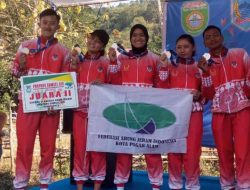 Medali Pertama Kontingen Pagar Alam, Satu Perak Dua Perunggu Persembahan Cabor FAJI