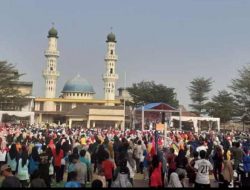 Antusias Warga Malingping Ikuti Kegiatan Senam Masal di Acara Haornas 2023