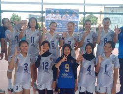 Tekuk Tuan Rumah Lahat 3-0, Tim Volleyball Putri Mura Juara Group