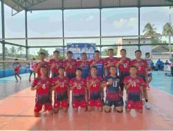 Skor 3-0, Tim Volleyball Putra Kota Pagar Alam Hajar Habis Tim Volleyball Putra Prabumulih.