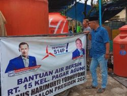 Dapat Bantuan Air Bersih Dari Partai Demokrat, Ini Komentar Birhan Warga Perumahan Griya Alam Pagar Agung