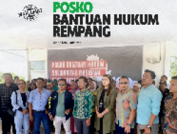 Solidaritas Nasional untuk Rempang Buka Posko Bantuan Hukum di Rempang