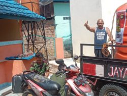 Kemarau Panjang, Warga Dempo Selatan Dapat Bantuan Air Bersih Dari Polres Pagar Alam