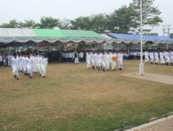 Pengibaran Bendera Merah Putih Dalam HSN Tahun 2023 Oleh Santriawan dan Santriawati Berjalan Sukses