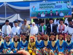 Upacara Peringatan Hari Santri 2023  Se-kota Pagaralam Berpusat di Ponpes El-Gontori