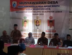 Kepala Desa Antar Waktu Desa Wangunjaya Resmi Dilantik