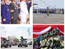 Pangdivif 2 Kostrad Turut Hadir Dalam Upacara HUT TNI Ke-78 di Koarmada II Ujung Surabaya