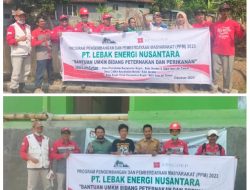 PT. Lebak Energi Nusantara Salurkan Program Pengembangan dan Pemberdayaan Masyarakat di 3 Desa