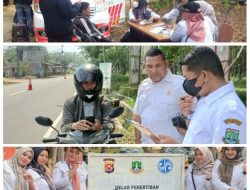 Samsat Malingping Gandeng Dirlantas Polda Banten Gelar Razia Pajak Kendaraan