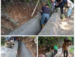 Bangunan Irigasi di Desa Sukanegara Disambut Baik Oleh Petani