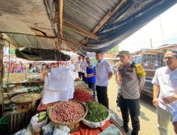 Wakapolres Pagar Alam Dampingi Pj Walikota Tinjau Penyebab Kenaikan Harga Komoditas