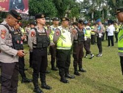 Pimpin Anggotanya Hadiri Apel Operasi Mantab Brata di Mapolres Pagar Alam, Ini Yang Disampaikan Kapolsek Dempo Selatan Iptu Apriyadi