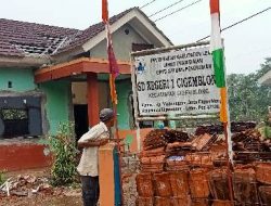 Bangunan di SDN 1 Cigemblong Tanpa Ada Papan Proyek