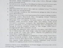 Sejumlah Aktivis Terus Kawal Pembangunan Pasir Kuray-Cisitu