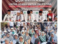 Aksi Solidaritas Ribuan Warga Lebak Untuk Bela Palestina