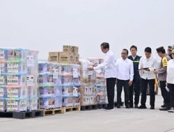 Presiden Lepas Bantuan Kemanusiaan ke Palestina Seberat 52,5 Ton