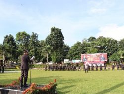 Waka Polres Pagar alam  Pimpin Upacara Bela Negara ke 75, Bacakan Amanat Presiden RI