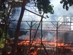 Sijago Merah Hanguskan Pondok Pesantren El-Nur di Malingping