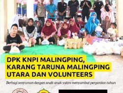Sambut Tahun Baru, Karang Taruna Desa Malingping Utara Bersama KNPI Malingping Bangun Sinergi