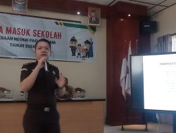 Berikan Materi Kepada Para Siswa Sekolah Menengah, Ini Pesan Penting Dari Kejaksaan Negeri Pagar Alam