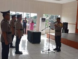 Pimpin Sertijab Kabag Ren dan Kasat Reskrim, Ini Pesan Kapolres Pagar Alam AKBP Erwin Aras Genda, Sik