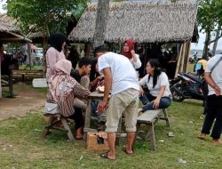 Jelang Bulan Puasa Pantai Sawah Kabayan di Padati wisatawan Yang Melakukan Tradisi Munggahan
