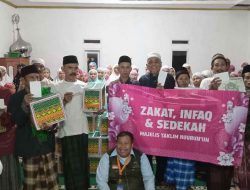 350 Paket Sembako di Salurkan Majlis Taklim Huuruu’iin Jakarta