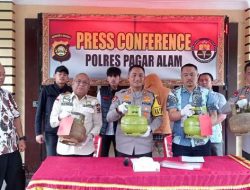 Jual Gas Bersubsidi 3 Kg Diatas Harga Het, Warga Tanjung Payang Diamankan Tim Opsnal Satreskrim Polres Pagar Alam