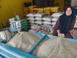 Harga Beras di Pasar Tradisional Muara Binuangeun Sudah Mulai Turun Signifikan