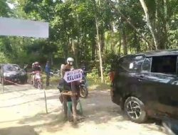Akses Jalan Menuju Danau dan Pantai Talanca Ramai Dikunjungi Wisatawan