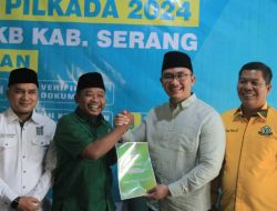 Pilkada Kabupaten Serang, Andika Hazrumy Tunggal yang Daftar ke PKB