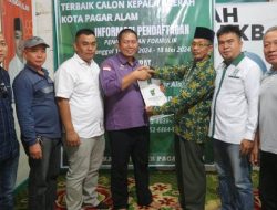 Serius maju Pilkada Kota Pagar Alam, Ludi Oliansyah Daftar Bakal Calon Walikota di Tiga Partai Politik