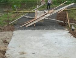 Ormas Badak Banten Korwil Enam Soroti Pekerjaan Jalan Desa Sukanagara