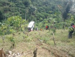Akibat Kabut Besar, Bus Ranau Indah Masuk Jurang