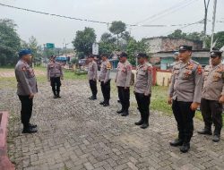 Polsek Leuwidamar Lakukan Apel Pengamanan Seba Baduy Tahun 2024