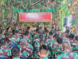 Laksanakan Satgasmar Dengan Landasan Iman Perintah Danmenbanpur 2 Marinir Kepada Prajuritnya