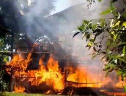 Rumah Warga Desa Bejod Habis Dilalap Sijago Merah