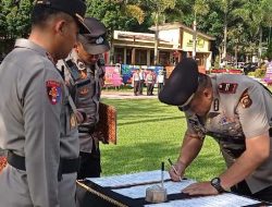 Pimpin Sertijab, Ini Yang Disampaikan Kapolres Pagar Alam AKBP Erwin Aras Genda